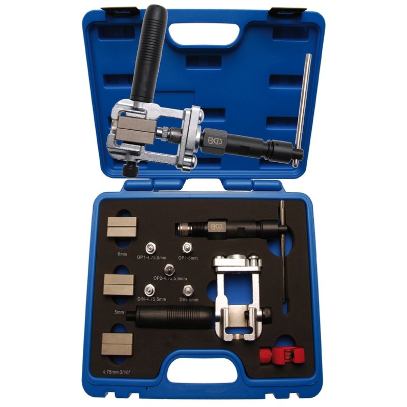 Hydraulisches Bördelgerät KFZ Bremsleitungen 12-teilig