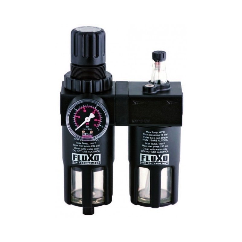 Wartungseinheit 12 bar Wasserabscheider + Öler 1/4"
