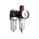 Druckluftregler Wartungseinheit für Hebebühnen mit Luftentriegelung 1/4" (Inkl. Schlauch und Anschlüsse) SET